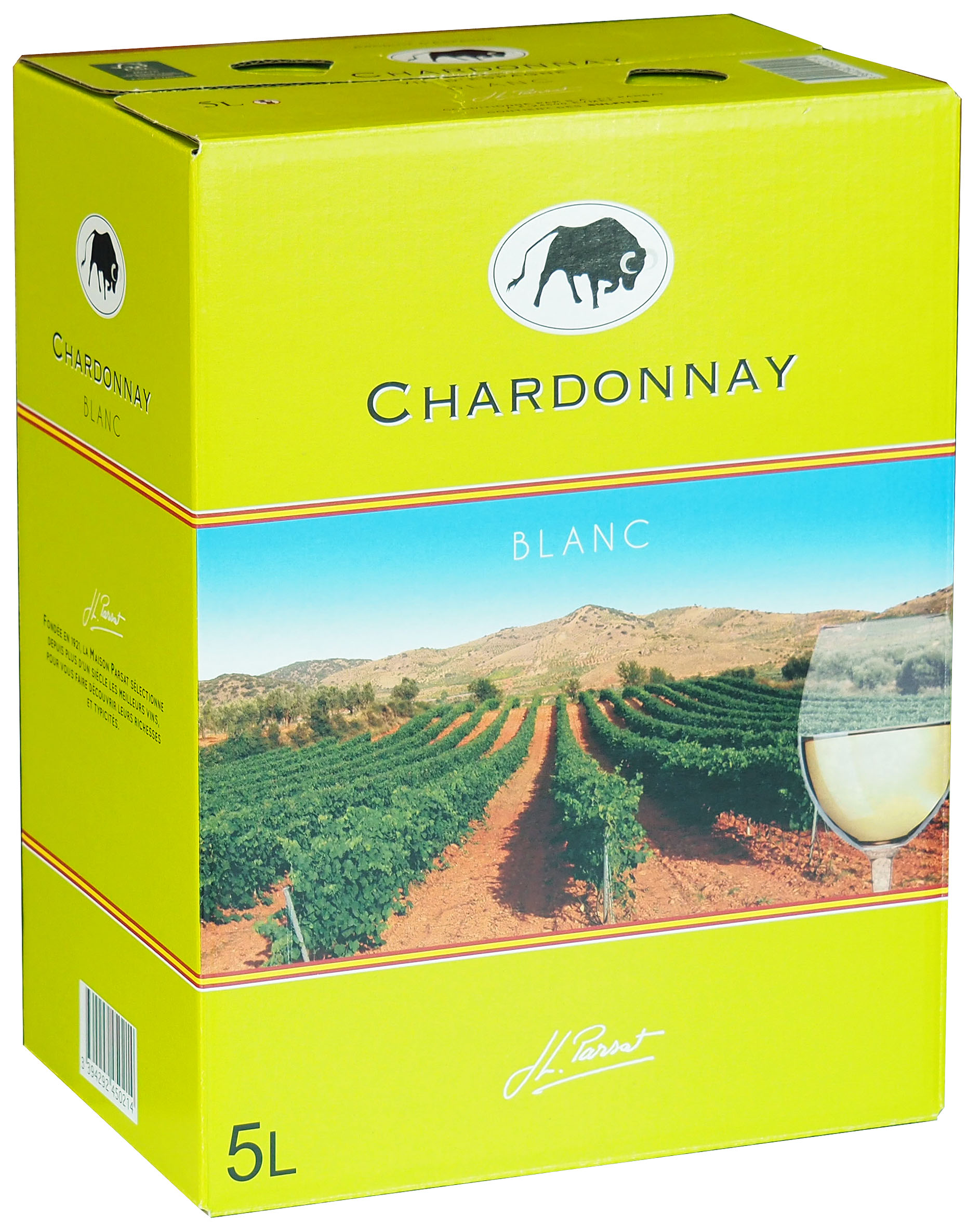 Miniature JL PARSAT - Espagne Chardonnay Blanc